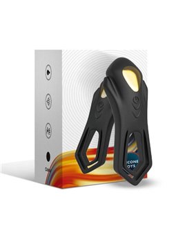 Armony Roadster - Doppio Anello Fallico Vibrante con Telecomando Nero