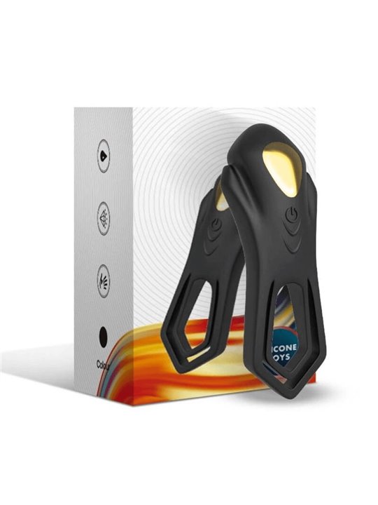 Armony Roadster - Doppio Anello Fallico Vibrante con Telecomando Nero