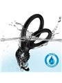 Armony Traveller - Doppio Anello Fallico Rabbit Vibrante per Coppia Nero