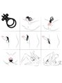Armony Traveller - Doppio Anello Fallico Rabbit Vibrante per Coppia Nero