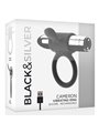 Black&Silver- Cameron Rechargeable Ring Silver