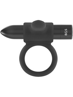 Black&Silver- Cameron Black Rechargeable Ring