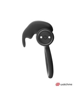 Black&Silver- Burton Remote Control Cockring Watchme