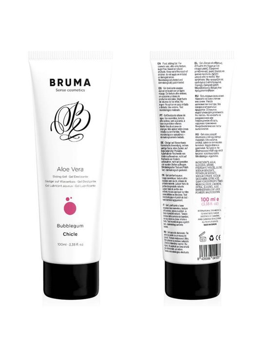 Bruma - Lubrificante Intimo a Base Acqua con Aloe Vera Gusto Bubblegum 100 ML