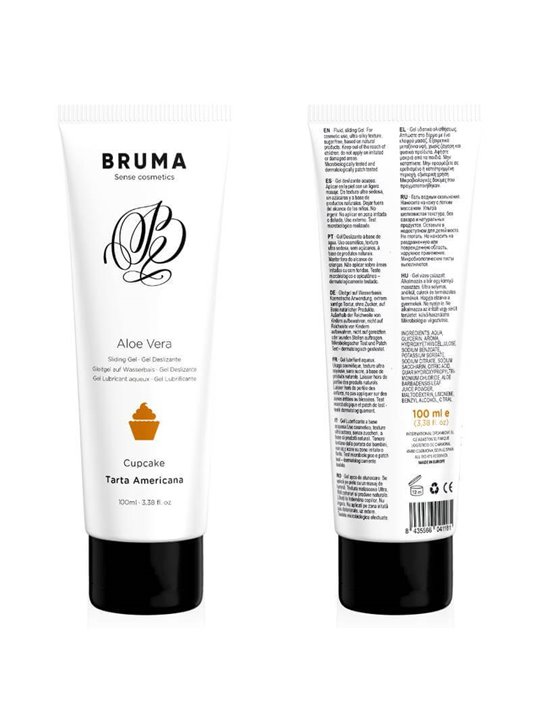 Bruma - Lubrificante Intimo a Base Acqua con Aloe Vera Gusto Cupcake 100 ML