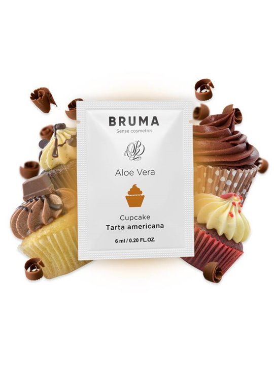 Bruma - Lubrificante Intimo a Base Acqua con Aloe Vera Gusto Cupcake 6 ML