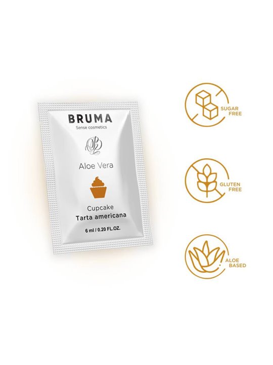 Bruma - Lubrificante Intimo a Base Acqua con Aloe Vera Gusto Cupcake 6 ML