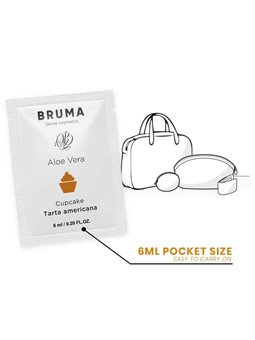 Bruma - Lubrificante Intimo a Base Acqua con Aloe Vera Gusto Cupcake 6 ML