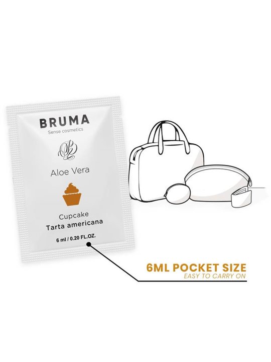 Bruma - Lubrificante Intimo a Base Acqua con Aloe Vera Gusto Cupcake 6 ML