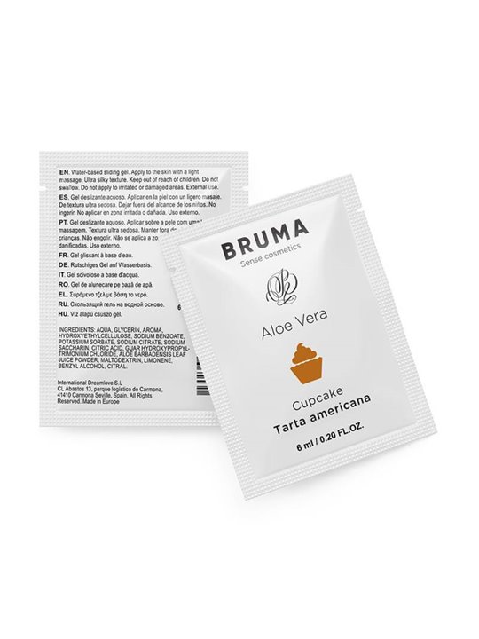 Bruma - Lubrificante Intimo a Base Acqua con Aloe Vera Gusto Cupcake 6 ML