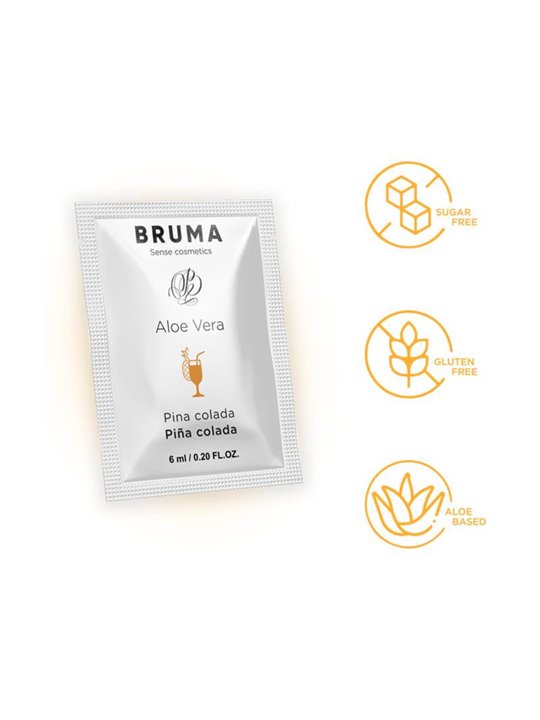 Bruma - Lubrificante Intimo a Base Acqua con Aloe Vera Gusto Pina Colada 6 ML