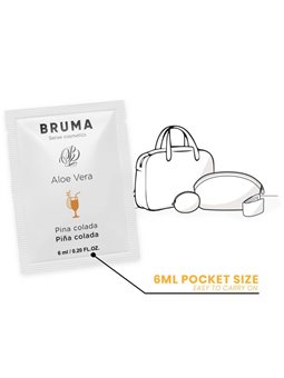 Bruma - Lubrificante Intimo a Base Acqua con Aloe Vera Gusto Pina Colada 6 ML