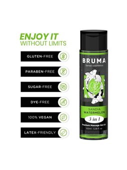 Bruma - Premium Massage Hot Oil Watermelon 3 in 1 - 100 ML