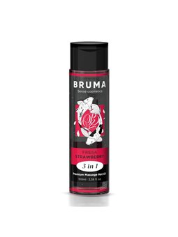 Bruma - Premium Massage Hot Oil Strawberry 3 in 1 - 100 ML