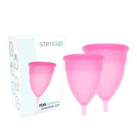 Stercup Coppa Mestruale Misura S + L Rosa