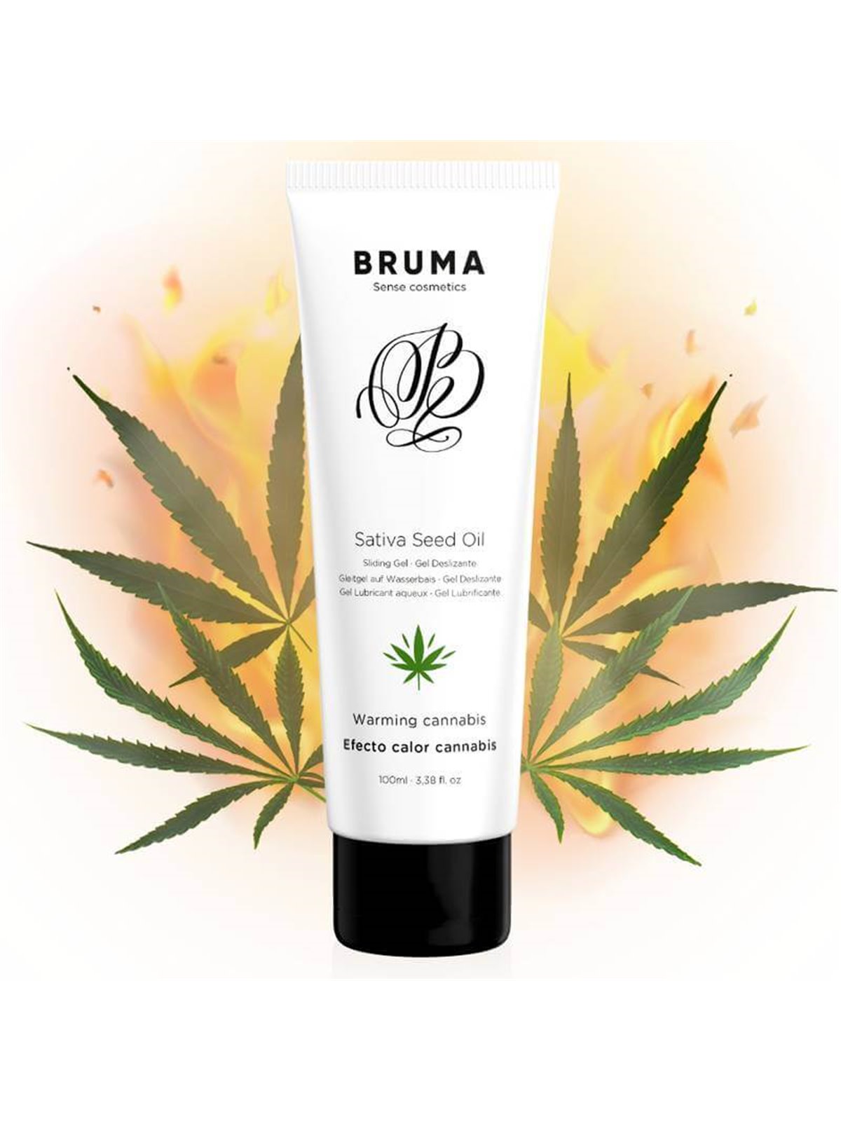 Bruma - Sativa Seed Oil Sliding Gel Warming Cannabis Flavor 100 ML