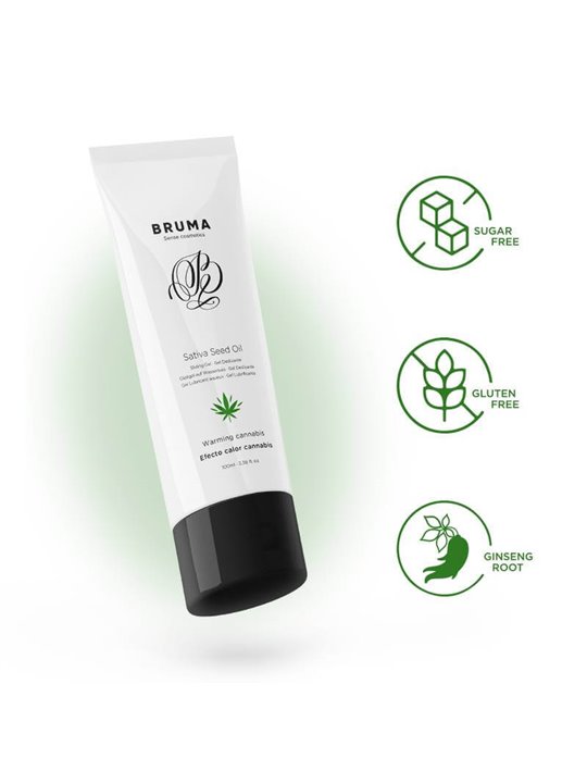 Bruma - Sativa Seed Oil Sliding Gel Warming Cannabis Flavor 100 ML