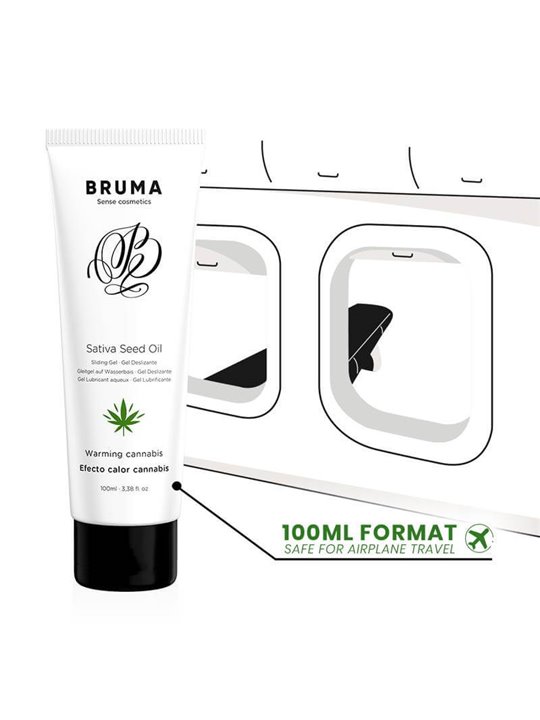 Bruma - Sativa Seed Oil Sliding Gel Warming Cannabis Flavor 100 ML