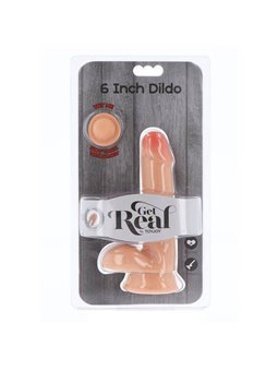 Get Real - Dual Density Dildo 17 CM Balls Skin