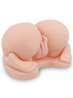 Crazy Bull Doggy - Masturbatore Vibrante Busto con Ano e Vagina Realistici