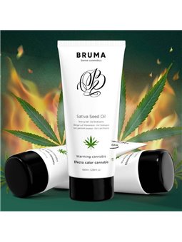 Bruma - Sativa Seed Oil Sliding Gel Warming Cannabis Flavor 100 ML