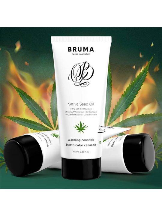 Bruma - Sativa Seed Oil Sliding Gel Warming Cannabis Flavor 100 ML