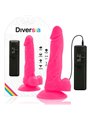 Diversia - Dildo Vibrante Flessibile 18 CM - Rosa