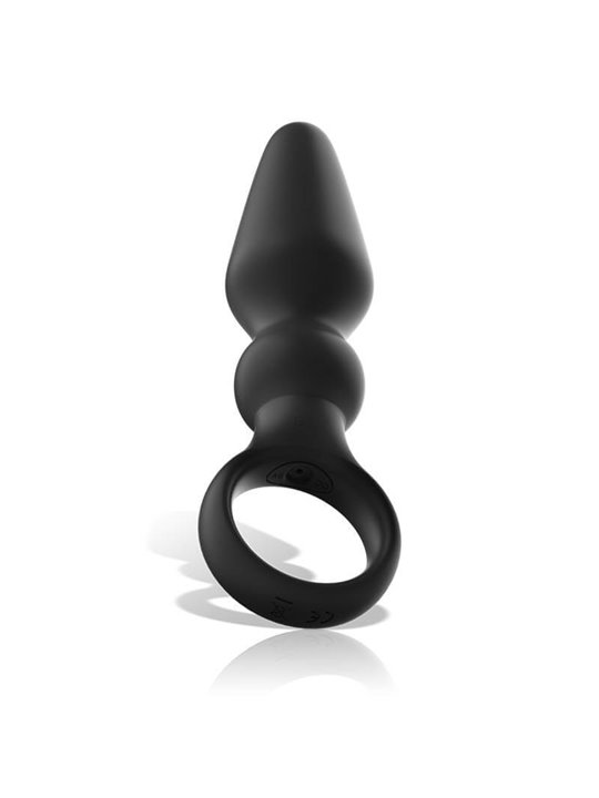 Black&Silver - Ozzy Powerful Silicone Anal Plug