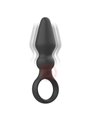 Black&Silver - Ozzy Powerful Silicone Anal Plug