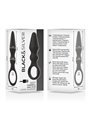 Black&Silver - Ozzy Powerful Silicone Anal Plug