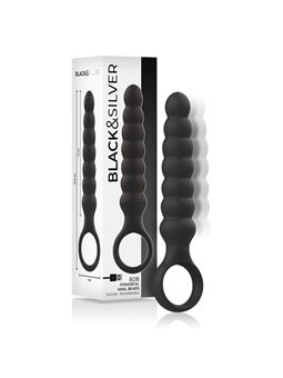 Black&Silver - Bob Powerful Silicone Anal Dilator