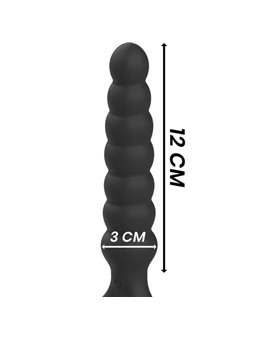 Black&Silver - Bob Powerful Silicone Anal Dilator