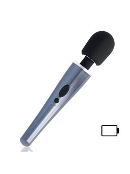 Black&Silver Dexter - Vibratore Massaggiatore Wand - Nero