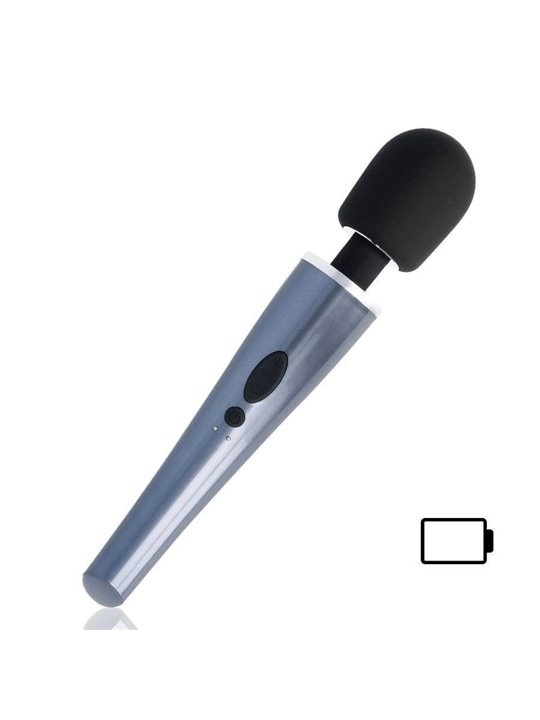 Black&Silver Dexter - Vibratore Massaggiatore Wand - Nero