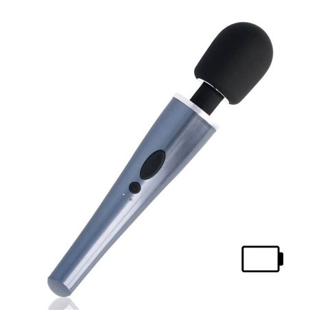 Black&Silver Dexter - Vibratore Massaggiatore Wand - Nero