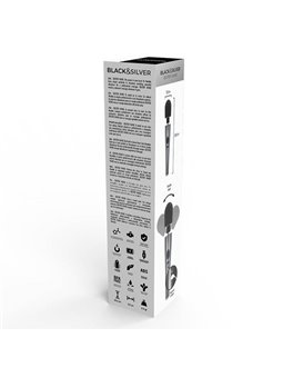 Black&Silver Dexter - Vibratore Massaggiatore Wand - Nero