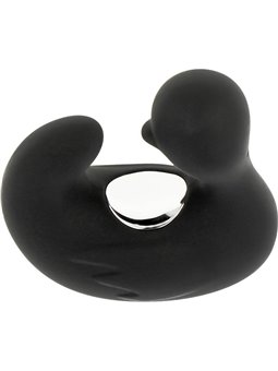 Black&Silver Ducky - Vibratore Da Dito a Forma di Anatra 11 Funzioni - Nero