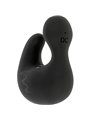 Black&Silver Ducky - Vibratore Da Dito a Forma di Anatra 11 Funzioni - Nero
