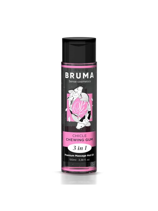 Bruma - Olio Da Massaggio Effetto Calore Aroma Chewing Gum - 100 ML