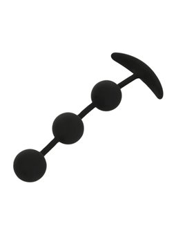 Black&Silver - Harry Anal Rosary 3 Silicone Spheres 14 CM