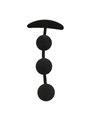 Black&Silver - Harry Anal Rosary 3 Silicone Spheres 14 CM