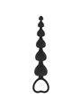 Black&Silver - Mila Anal Chain Of Hearts 18 CM