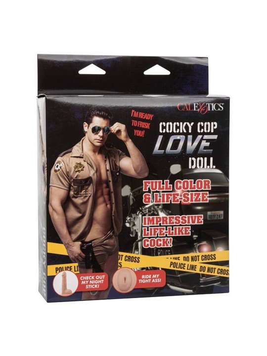 CalExotics Cocky Cop Love Doll - Bambolotto Gonfiabile a Grandezza Reale