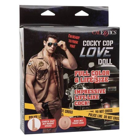 CalExotics Cocky Cop Love Doll - Bambolotto Gonfiabile a Grandezza Reale