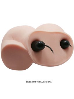 Crazy Bull 5 - Masturbatore Uomo Vibrante Busto con Ano e Vagina Realistici