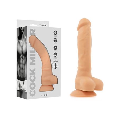 Cock Miller Cocksil - Dildo Strap-On Flessibile e Articolabile 18 CM