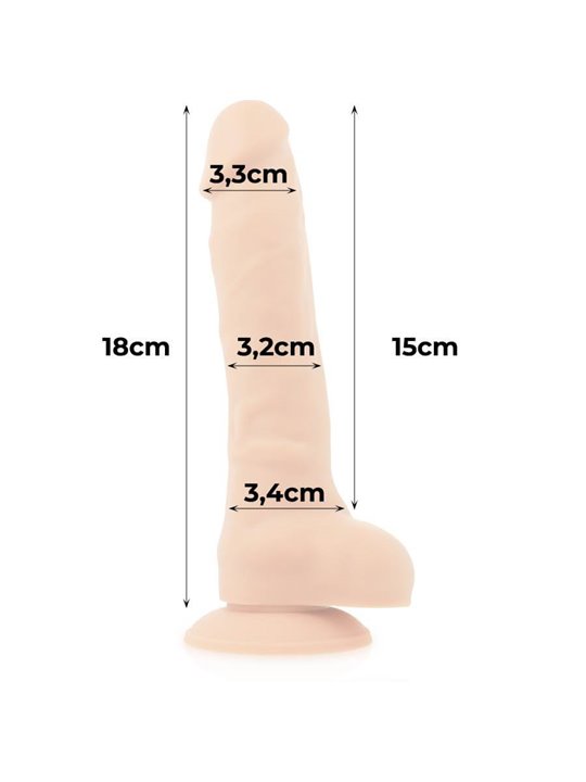 Cock Miller Cocksil - Dildo Strap-On Flessibile e Articolabile 18 CM