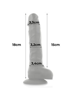 Cock Miller Cocksil - Dildo Strap-On Flessibile e Articolabile 18 CM Nero