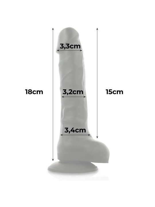 Cock Miller - Silicone Density Cocksil Articulable Black 18 CM