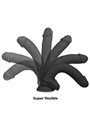 Cock Miller - Silicone Density Cocksil Articulable Black 18 CM
